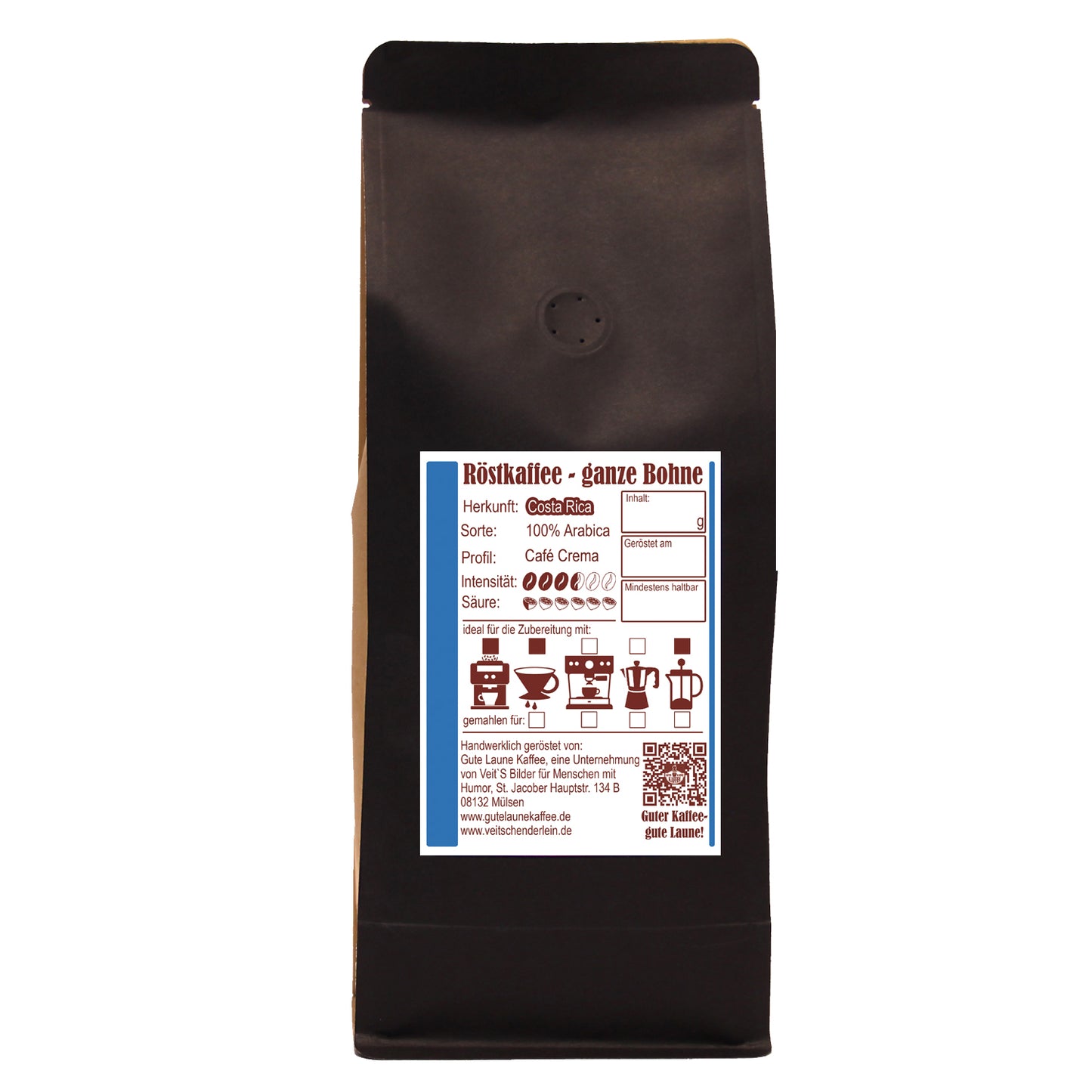 Costa Rica, Cafè Crema, Filterkaffee