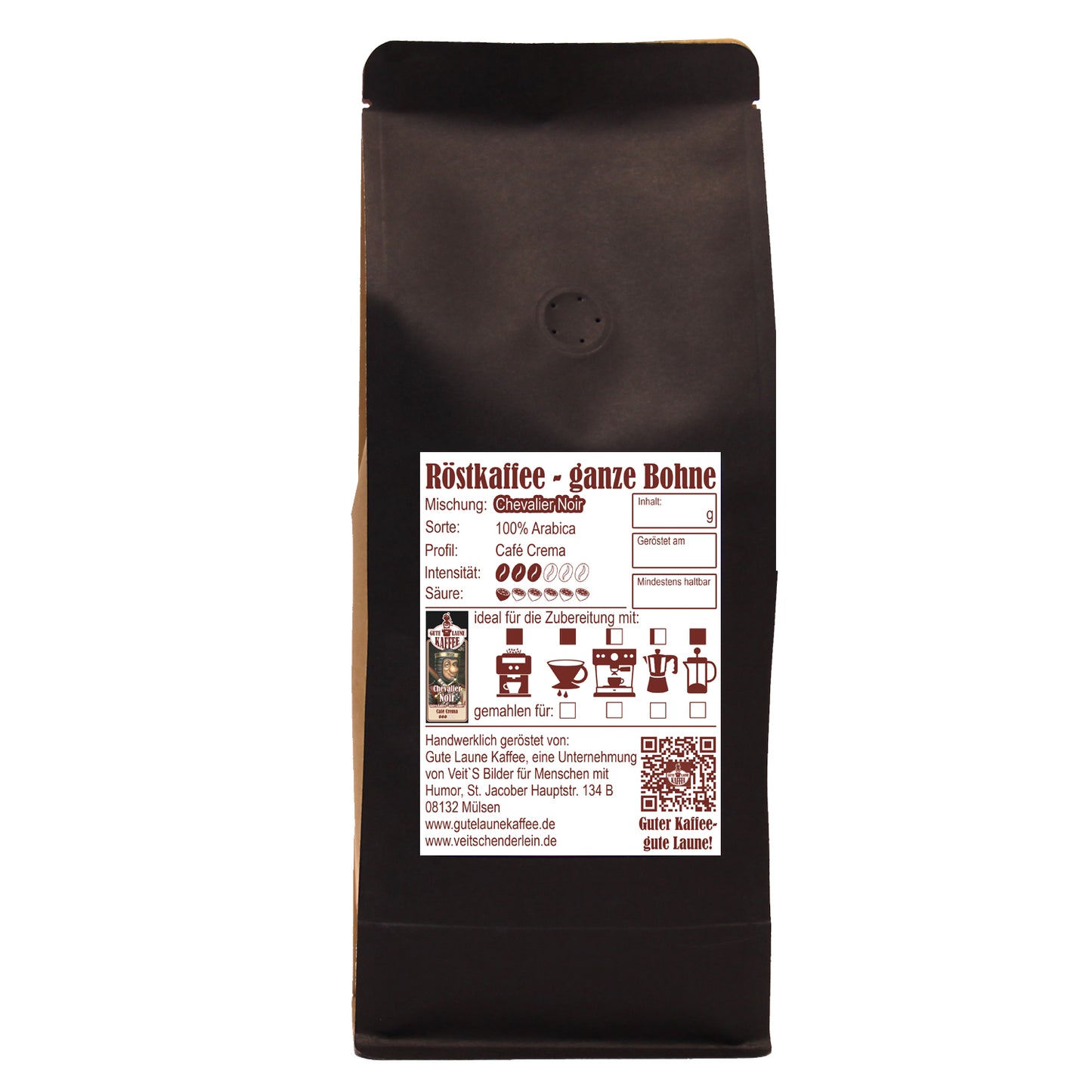 Röstkaffee Sparpaket mit Froschmotiv 500g Kaffee und Original Veit`S Froschtasse
