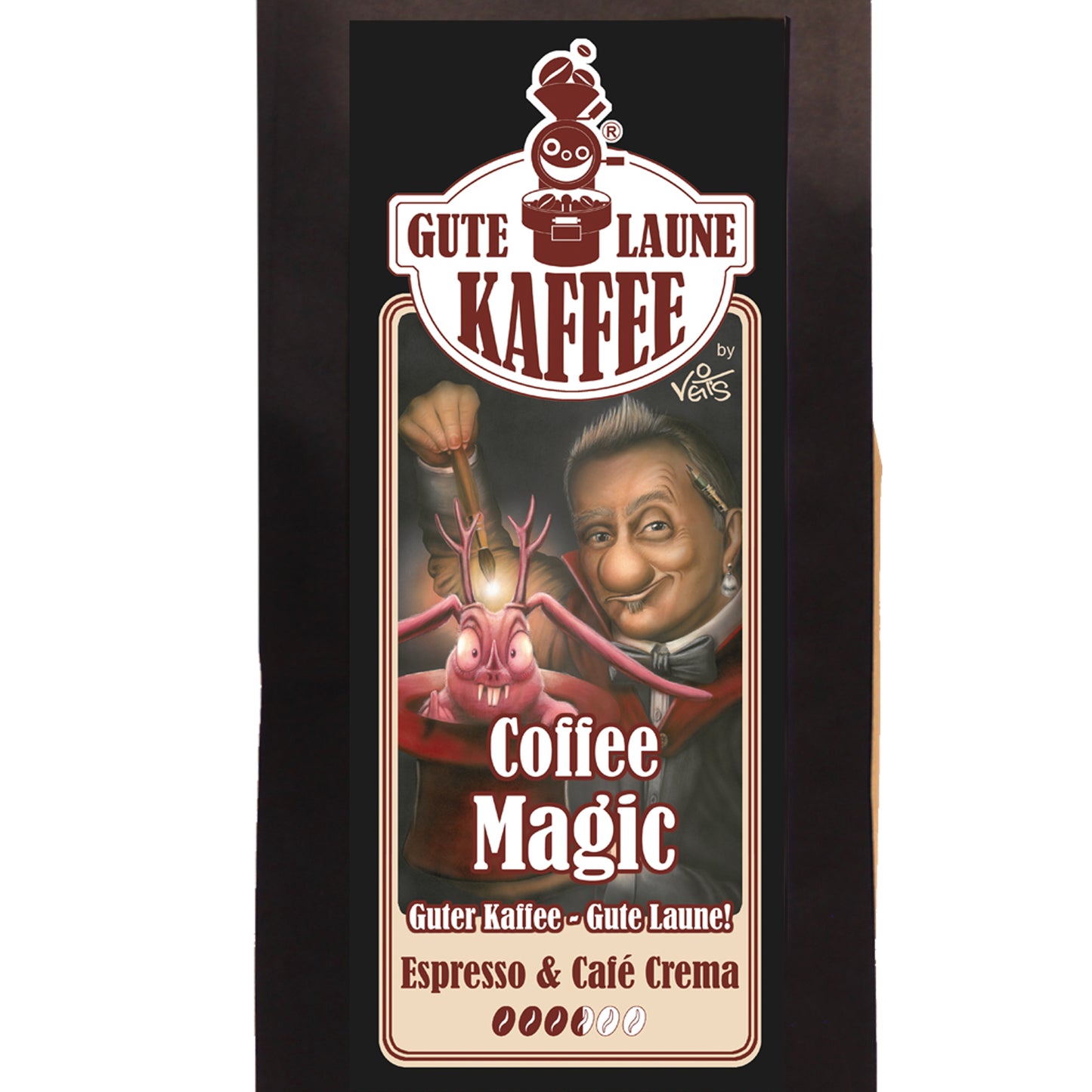 Coffee Magic, Espresso, Cafe Crema, Filterkaffee