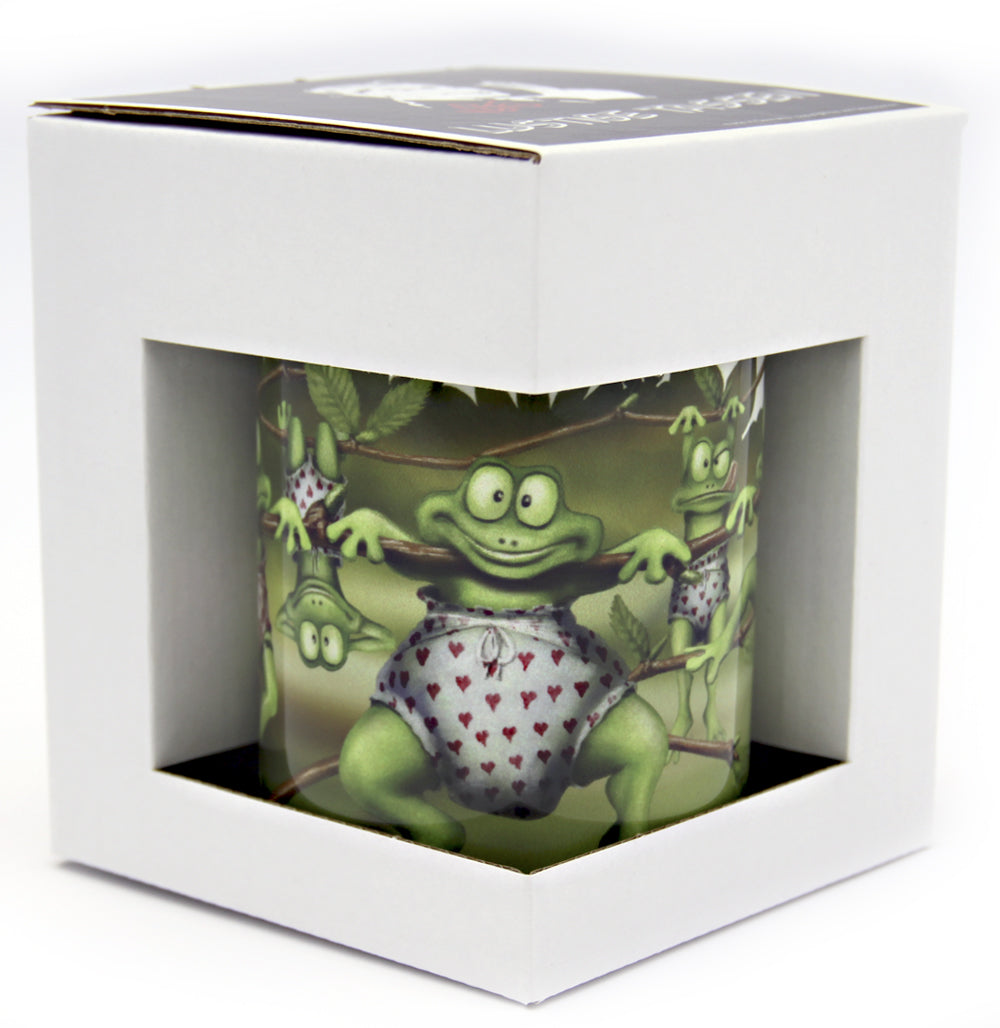 Röstkaffee Sparpaket mit Froschmotiv 500g Kaffee und Original Veit`S Froschtasse