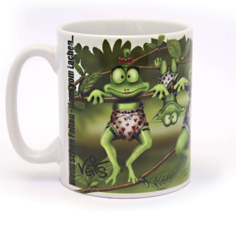 Röstkaffee Sparpaket mit Froschmotiv 500g Kaffee und Original Veit`S Froschtasse