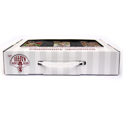 Kaffee Handtasche 3x250g feinster Espresso Weihnachts-Edition Frohe Festtage