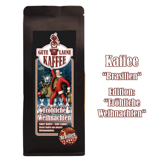 Gute Laune Kaffee "Fröhliche Weihnachten" Brasilien