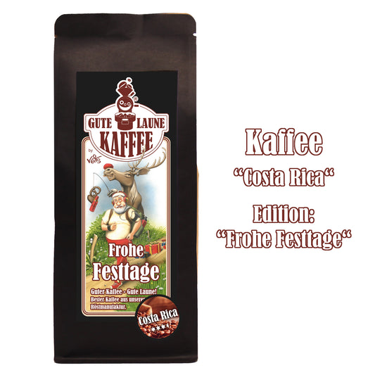 Gute Laune Kaffee "Frohe Festtage" Costa Rica