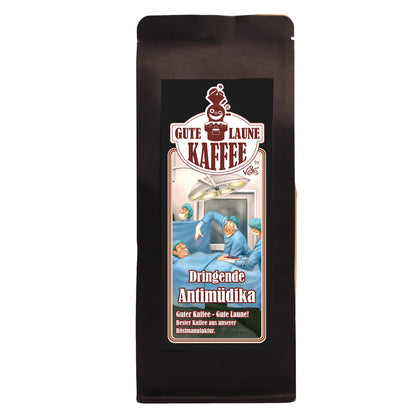 Dringende Antimuedika, Espresso, Cafe Crema, Filterkaffee