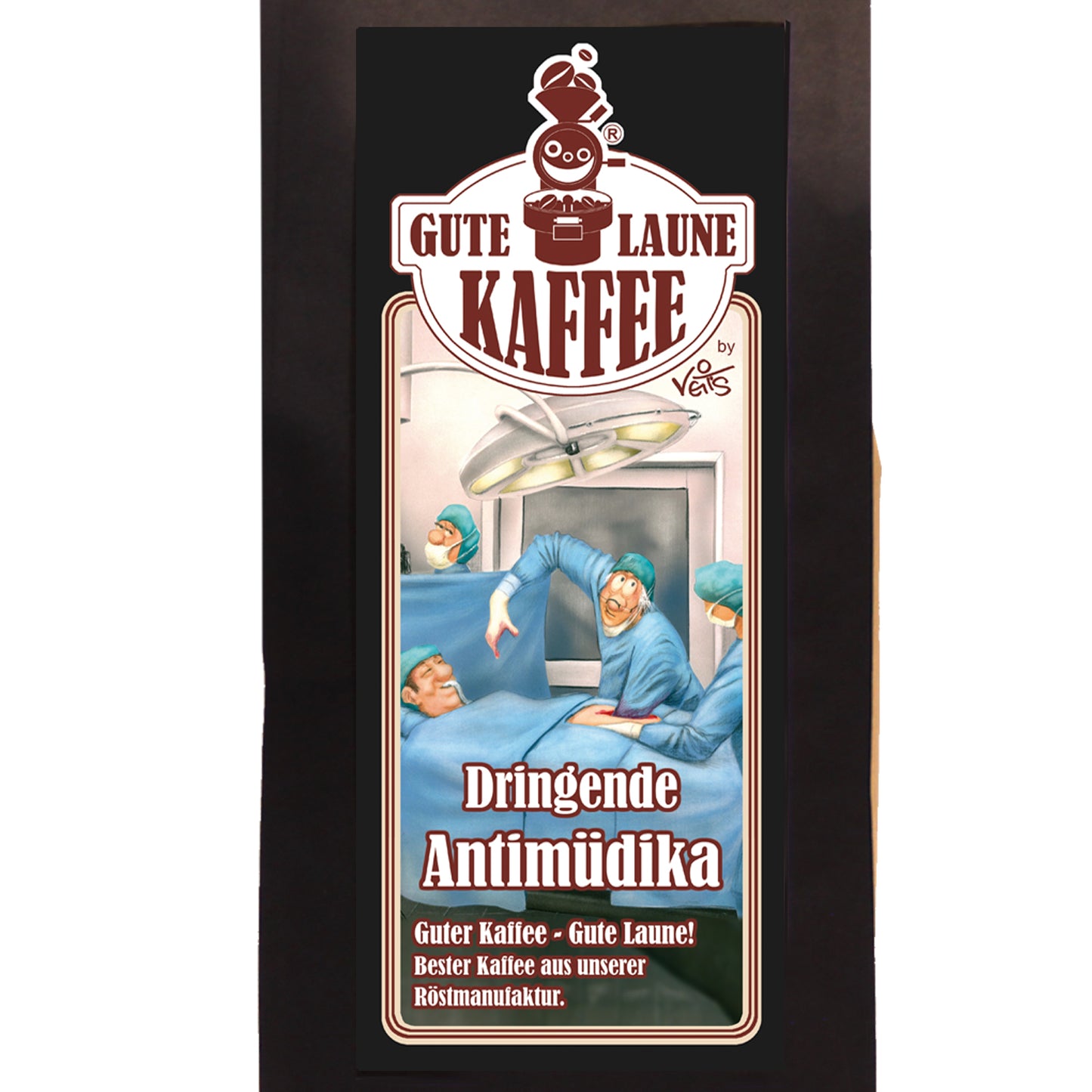 Dringende Antimuedika, Espresso, Cafe Crema, Filterkaffee