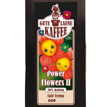 Gute Laune Röstkaffee Entkoffeiniert + 20% Koffein Power Flowers 2