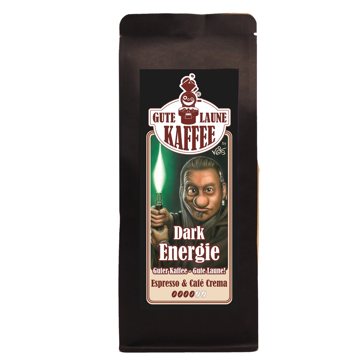 Dark Energie, Espresso, Cafè Crema