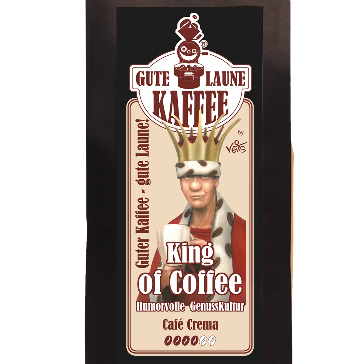 Coffee King, Cafè Crema, Gute Laune Kaffee, Brasilien