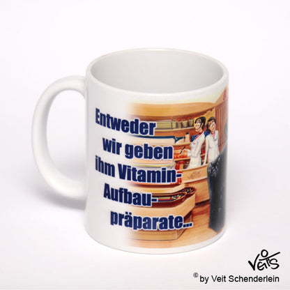 Tassen, Kaffeebecher, Kaffeetassen, Veit`S Gute Laune Tassen, Apotheke