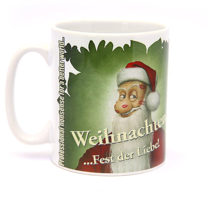 Tassen, Kaffeebecher, Glühweinbecher, Veit`S Gute Laune Tasse "Weihnachten - Fest der Liebe"