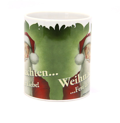 Tassen, Kaffeebecher, Glühweinbecher, Veit`S Gute Laune Tasse "Weihnachten - Fest der Liebe"