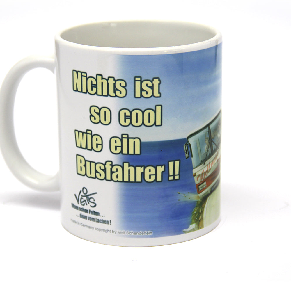 Tassen, Kaffeebecher, Kaffeetassen, Veit`S Gute Laune Tassen Busfahrer / Busreise