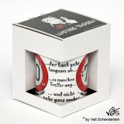 70. Geburtstag, für Sie, Sparpaket 500g Kaffee und Original Veit`S - Tasse