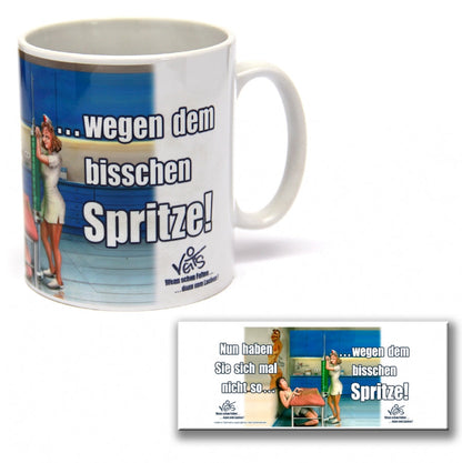 Tassen, Kaffeebecher, Kaffeetassen, Veit`S Gute Laune Tassen "Spritze", Arzt, Krankenschwester