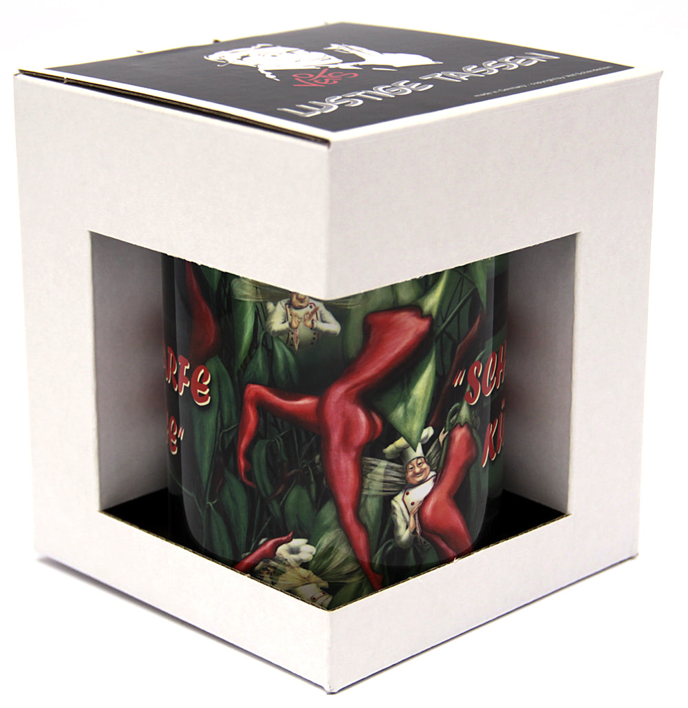 GenussKultur Sparpaket 500g Kaffee und Original Veit`S - Tasse Scharfe Küche