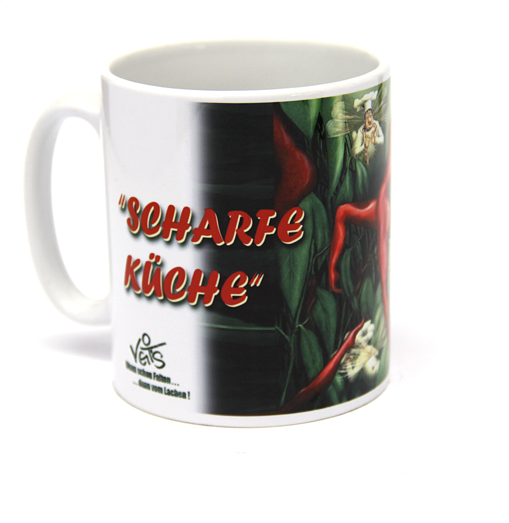 GenussKultur Sparpaket 500g Kaffee und Original Veit`S - Tasse Scharfe Küche