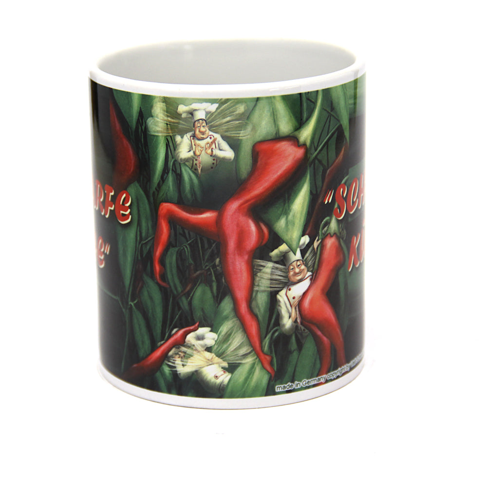 GenussKultur Sparpaket 500g Kaffee und Original Veit`S - Tasse Scharfe Küche