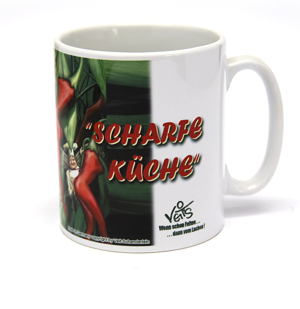 GenussKultur Sparpaket 500g Kaffee und Original Veit`S - Tasse Scharfe Küche